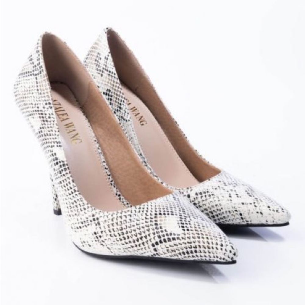 Snake Skin Pumps